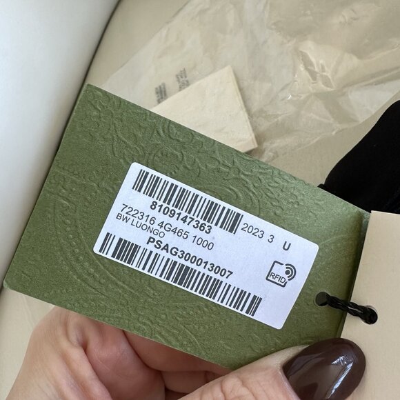 NWT GUCCI SILK BOW TIE BLACK 722316 Bow Tie Mens - Picture 7 of 11